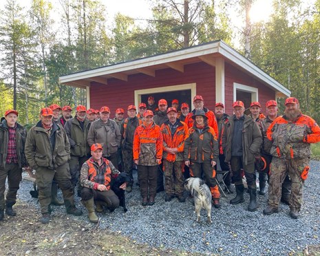 Skånska jägare trivs i Västerbotten