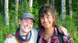 Filippa Fälth och Salima Ismail